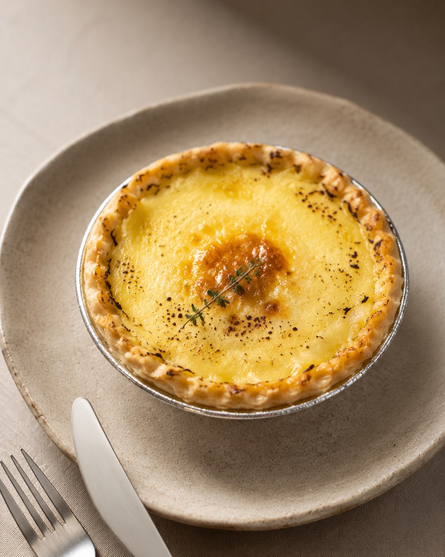 Golden individual quiche