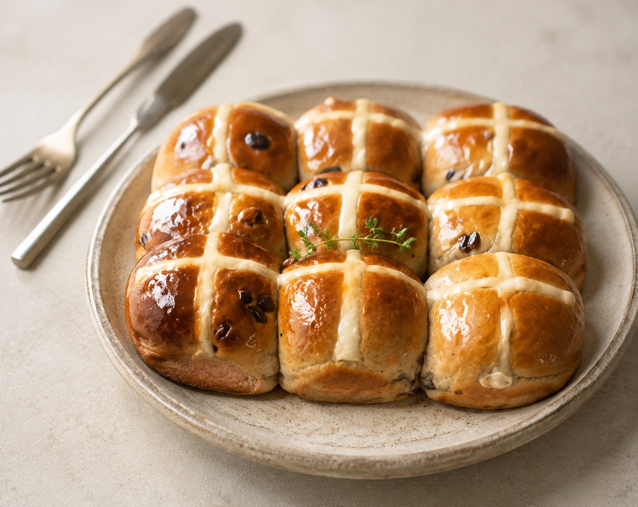 Hot cross buns
